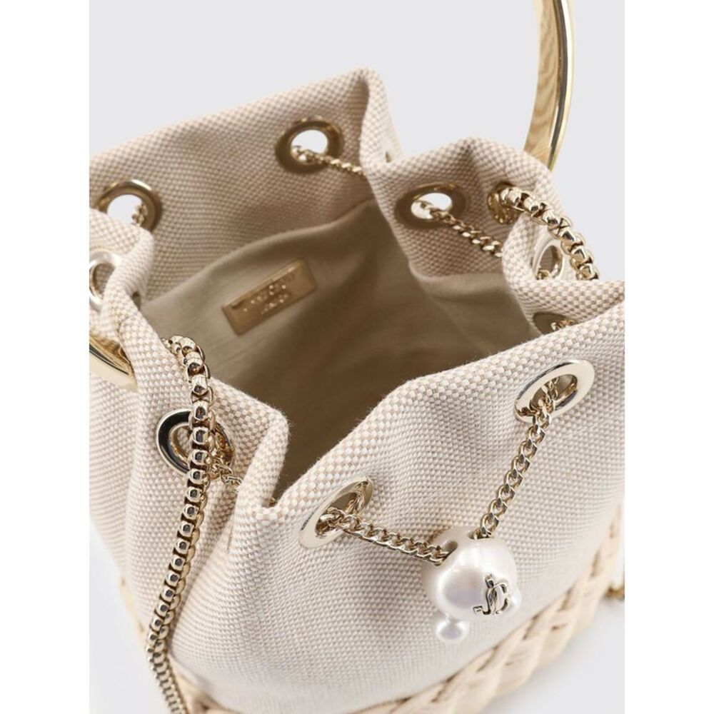 Jimmy Choo Mini Bag Woman Beige - Picture 4 of 4
